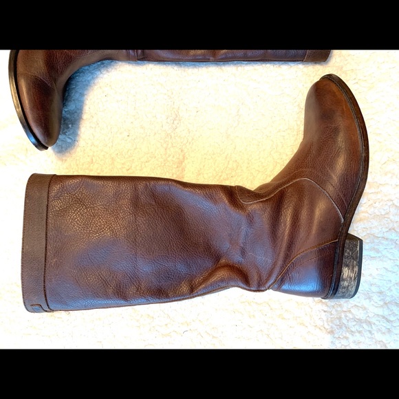 Diesel Desert Prarie Brown Leather High Boots - Picture 6 of 14